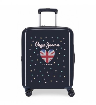 Pepe Jeans Hard Cabin Suitcase Estela Daniela navy -55x40x20cm