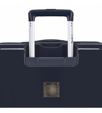 Pepe Jeans Nolan Conrad Rigid Cabin Suitcase marine -55x40x20cm