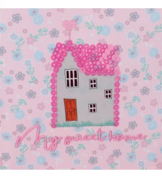 Enso Mochila Portaordenador My Sweet Home -32x42x15cm- rosa