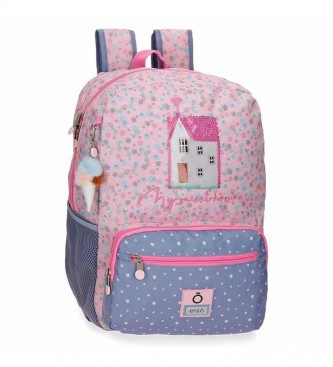 Enso My Sweet Home Adaptable Computer Backpack -32x42x15cm- pink