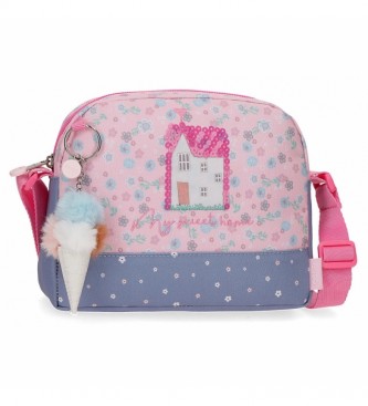Enso Sac messager My Sweet Home -20,5x16x6 cm- rose