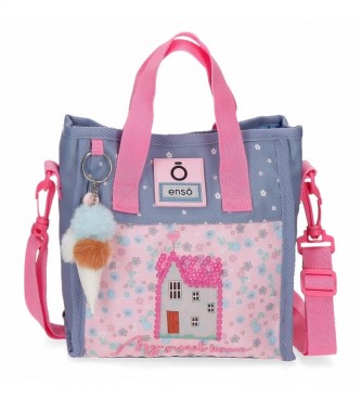 Enso My Sweet Home Handbag -20x22x10cm- pink, blue
