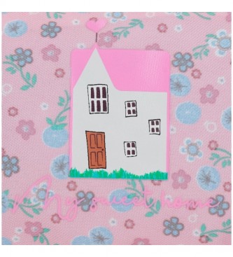 Enso My Sweet Home portemonnee -14x10x3,5cm- roze, blauw