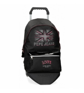 Pepe Jeans Pepe Jeans Ada School Backpack with Trolley noir
