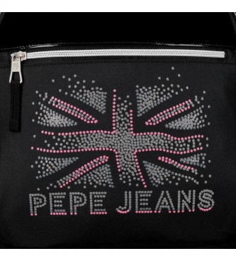 Pepe Jeans Backpack with wheels 62524T1 black -32x44x22cm