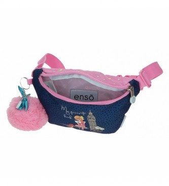 Enso My Favorite Book fanny pack blue, pink -21x11,5x6,5cm