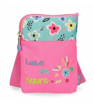 Enso Mini Love the Nature shoulder bag -13x16,5x1,5 cm- pink