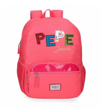 Pepe Jeans Kim Backpack -32x43x15cm- Pink