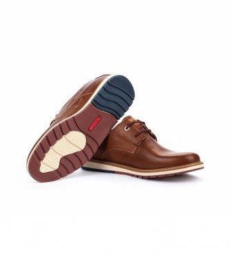 Pikolinos Zapatos de piel Berna M8J marrón oscuro