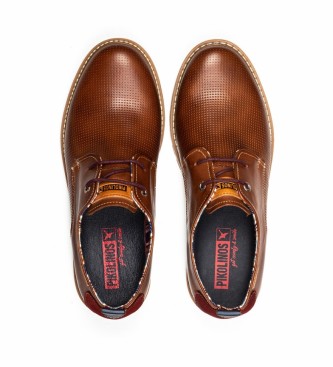 Pikolinos Zapatos de piel Berna M8J marrón oscuro