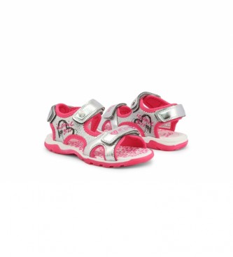 Shone Sandals 6015-031 pink, silver