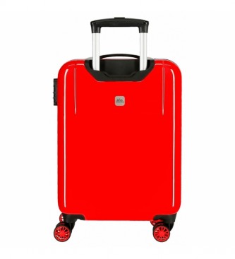 Joumma Bags Valise cabine ludique rigide rouge -38x55x20cm