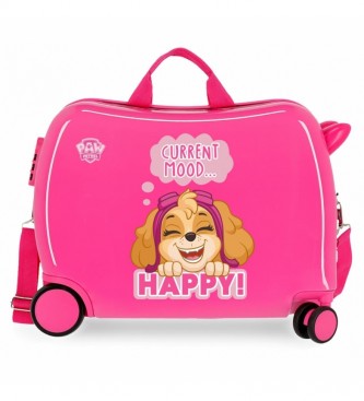 Disney Pink Paw Patrol Pink kuffert til brn -38x50x20cm