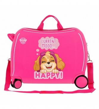 Disney Maleta Infantil La Patrulla Canina rosa -38x50x20cm-