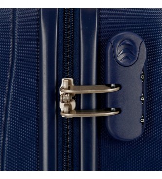 Joumma Bags Captain America Kovček za kabino Trdna modra -38x55x20cm-.  