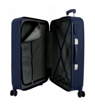 Joumma Bags Ensemble valise rigide Captain America bleu -68x48x26cm