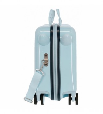 Joumma Bags Children's Suitcase 2 Multidirectional Wheels Happy Helpers light blue -38x50x20cm