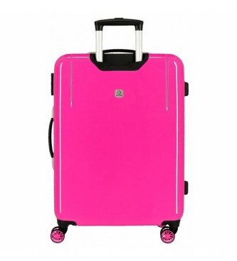 Joumma Bags Medium Suitcase Girl Gang Rigid white -44x68x26cm