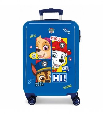 Joumma Bags Be Happy Cabin Suitcase Rigid blue -38x55x20cm-