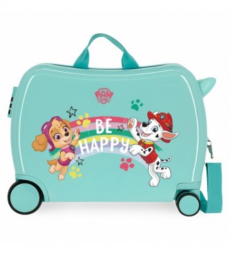 Joumma Bags Valise pour enfants Be Happy turquoise -38x50x20cm
