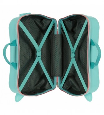 Joumma Bags Be Happy Turquoise kuffert til brn -38x50x20cm