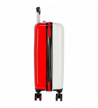 Joumma Bags Cabin Suitcase Draw in the Line blanc -68x48x26cm