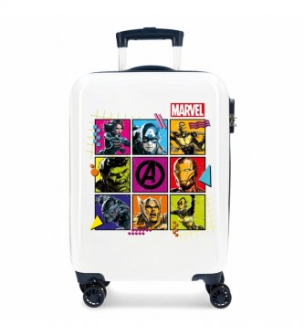 Joumma Bags Avengers Comic Comic Cabin Suitcase Rigid white -38x55x20cm