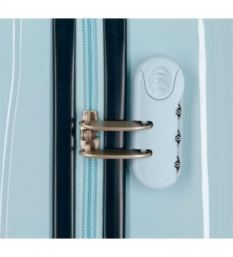 Joumma Bags Valise cabine rigide Enjoy the Day bleu -38x55x20cm