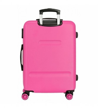 Joumma Bags Medium Suitcase Enjoy the Day white -68x48x26cm