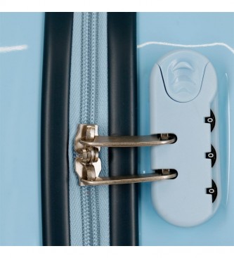 Joumma Bags Children's Suitcase 2 Multidirectional Wheels Enjoy the Day blue -38x50x20cm