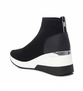 Xti Ankle boots 042571 black -6cm wedge height