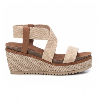 Refresh Sandalias 072923 beige -Altura cuña: 7cm- - Tienda Esdemarca moda,  calzado y complementos - zapatos de marca y zapatillas de marca