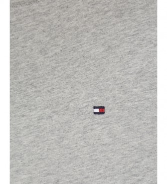 Tommy Hilfiger Heritage Majica s 3/4 izrezom in vratom v barvi čolna siva