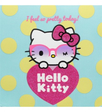 Joumma Bags Hello Kitty Mooie Bril Gymtas groen -30x40cm