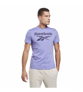 Reebok Série Gráfica Camiseta Reebok Empilhada roxa 