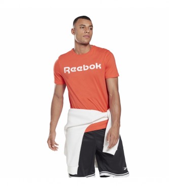 Reebok Camiseta Graphic Series Linear Logo naranja