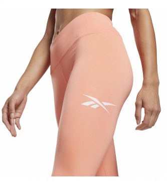 Reebok Leggings Linear Logo rosa 