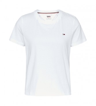 Tommy Jeans TJW T-shirt Jersey regular C Pescoo branco