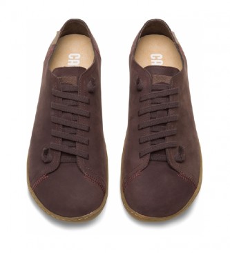 CAMPER Peu Cami brown leather sneakers