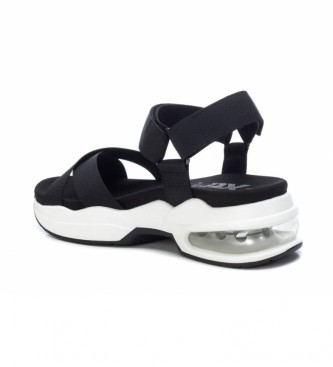 Xti Sandals 042751 black -soled height 5cm