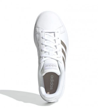 adidas Sapatos Grand Court branco, platina