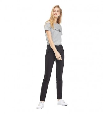 Tommy Hilfiger T-shirt grigia con grafica girocollo Heritage