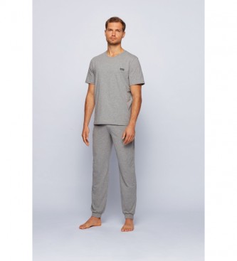 BOSS Camiseta Homewear Mix&Match; gris