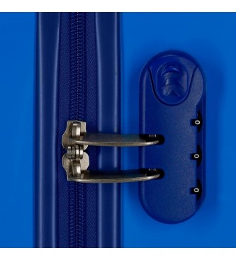 Disney Valise cabine rigide 55cm Mickey sur la lune bleu -38x55x20cm