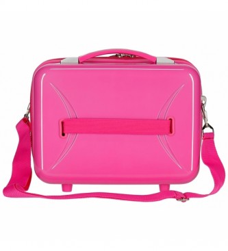 Joumma Bags Kulturtasche ABS Minnie Paris Anpassungsfhig fuchsia -29x21x15cm