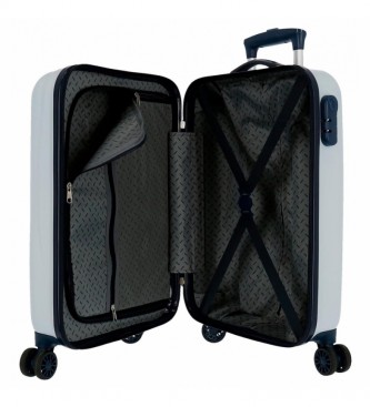 Disney Cabin Suitcase Mickey Denim rigide 55cm gris -38x55x20cm