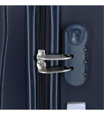 Disney Cabin Suitcase Mickey Denim rigide navy -38x55x20cm