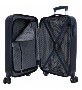 Disney Cabin Suitcase Mickey Denim rigid navy -38x55x20cm