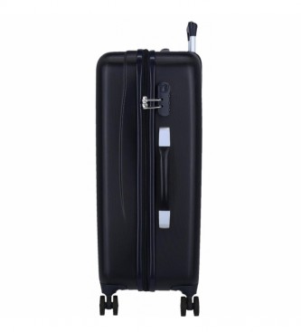 Disney Medium kuffert Mickey Denim rigid navy -48x68x26cm