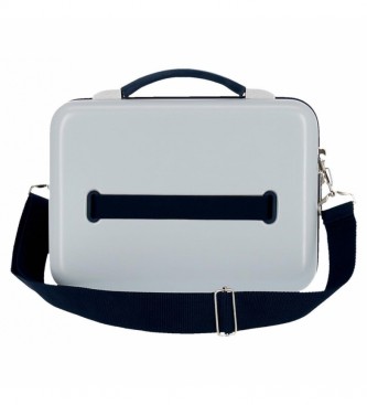 Joumma Bags ABS Mickey Denim Adaptowalna torba toaletowa szara -29x21x15cm
